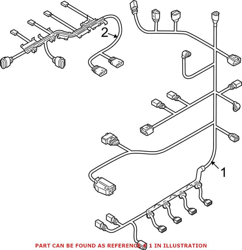 VW Engine Wiring Harness 06J971595BQ